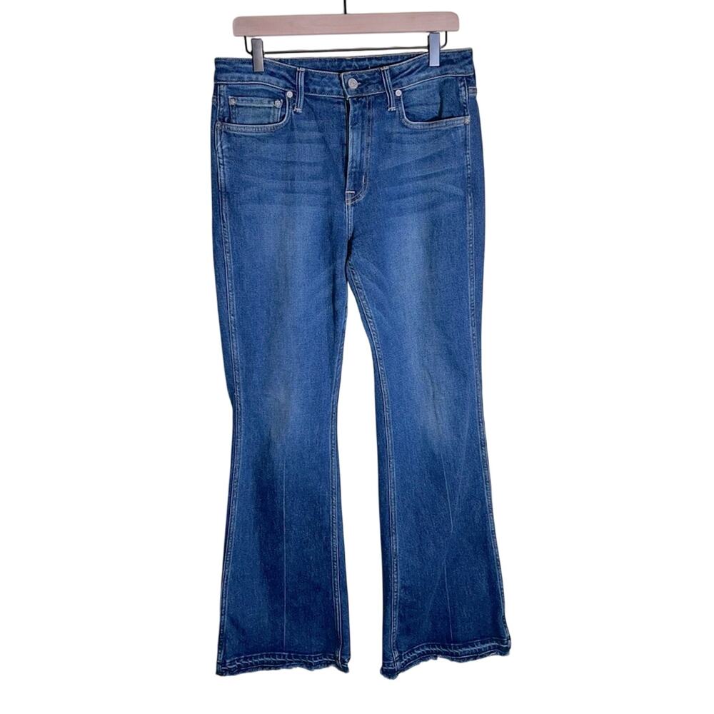 NOEND DENIM raw hem dark wash jeans 30